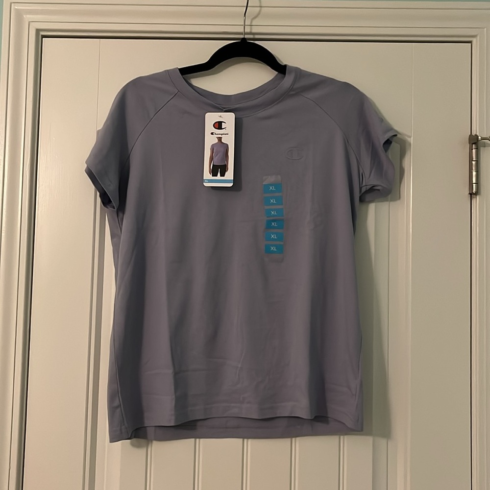 Light Purple Short Sleeve Champion T-Shirt